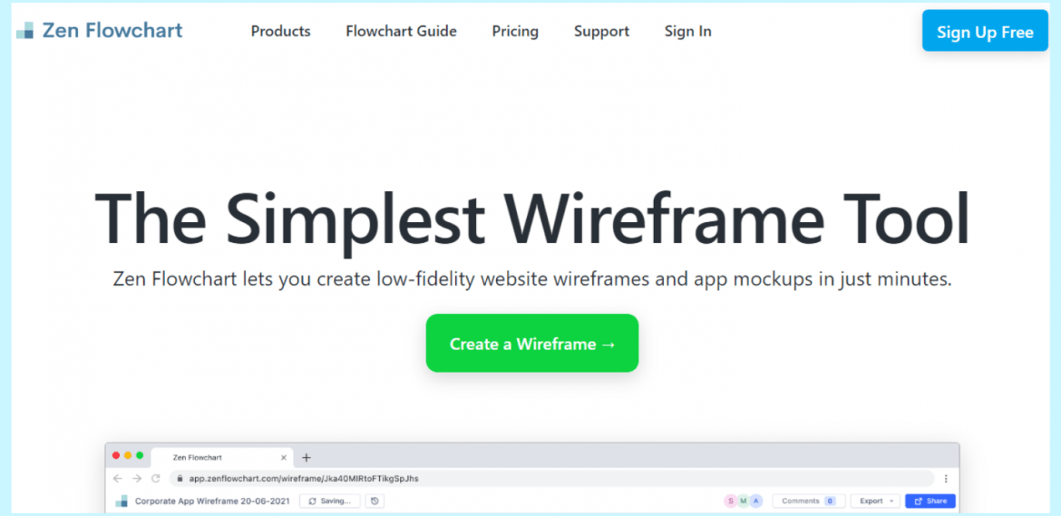 Zen WireFrame